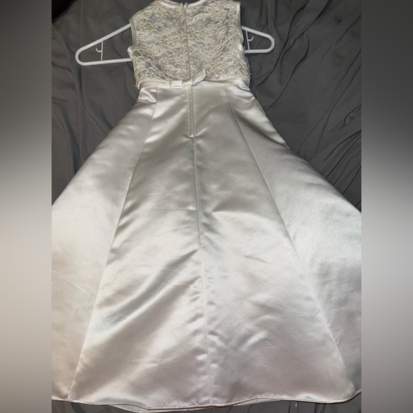 White Michaelangelo Flower Girl Dress - Picture 5 of 7